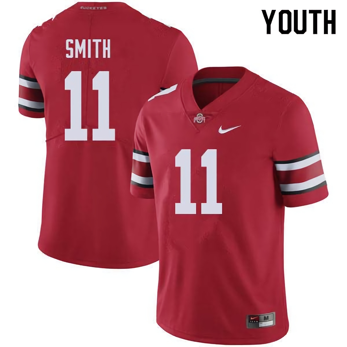 Tyreke Smith Ohio State Buckeyes Youth NCAA #11 Nike Red College Stitched Football Jersey FEY1256ZI